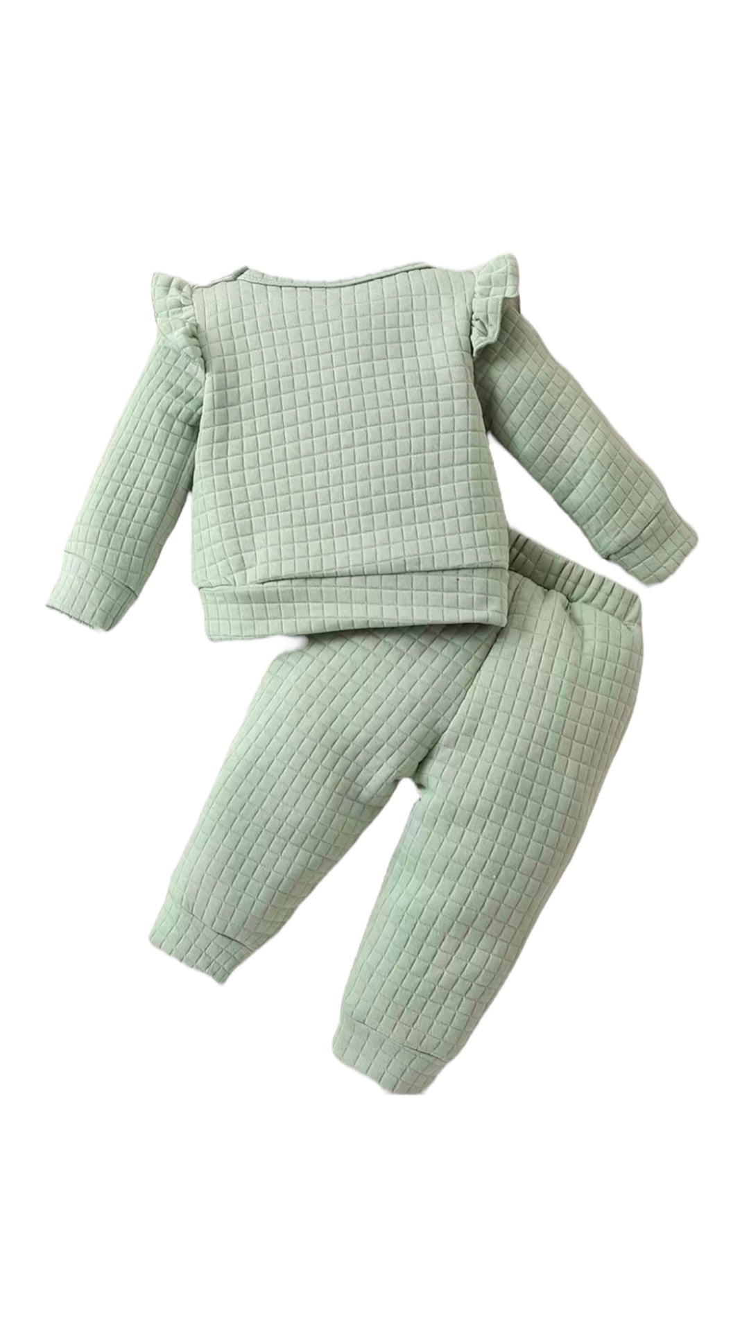 Quilted Green Jogger Set